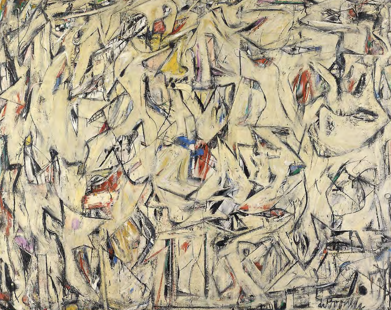 <p>Willem de Kooning, <em>Excavation</em>, 1950</p>