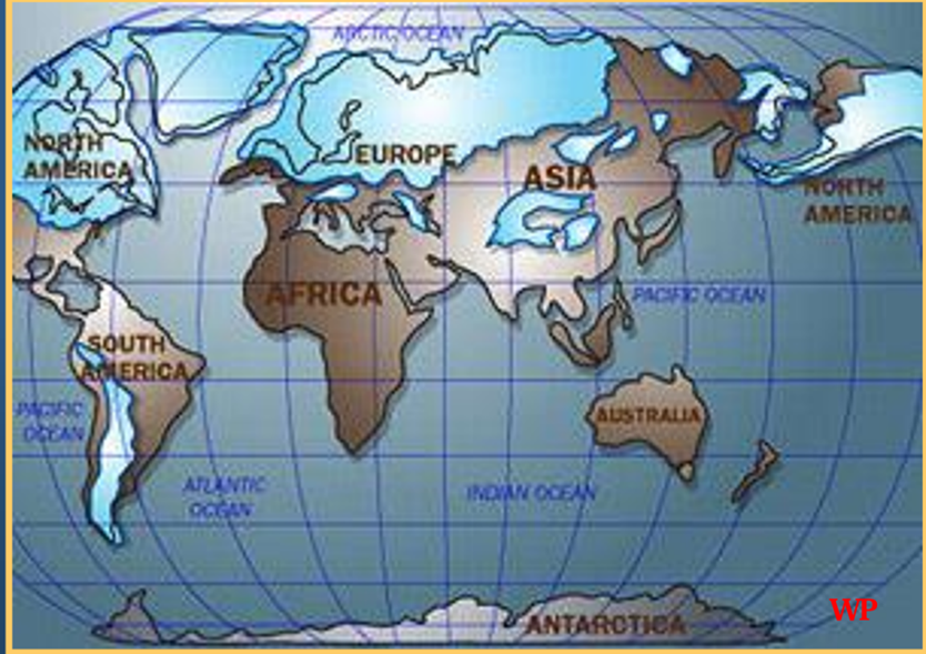 <p>La dernière glaciation, appelée glaciation de Würm, s’est déroulée entre environ 120 000 ans et 10 000 ans, avec un maximum glaciaire autour de 20 000 ans. Contrairement aux événements géologiques anciens, elle est très récente à l’échelle de la Terre et s’est produite alors que l’Homme était déjà présent.</p><p>Durant cette période, le climat global s’est fortement refroidi, entraînant une extension massive des calottes glaciaires, notamment en Europe où la glace descendait jusqu’au nord de la France, voire plus bas selon certaines estimations. Cette accumulation de glace a provoqué une baisse du niveau des mers d’environ 100 mètres, modifiant profondément les paysages et les écosystèmes.</p>
