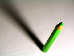 <p>the colored pencil</p>