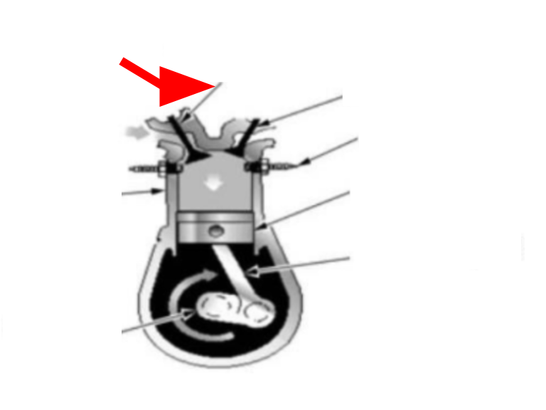<p>What is this part of the four stroke engine</p><p></p>