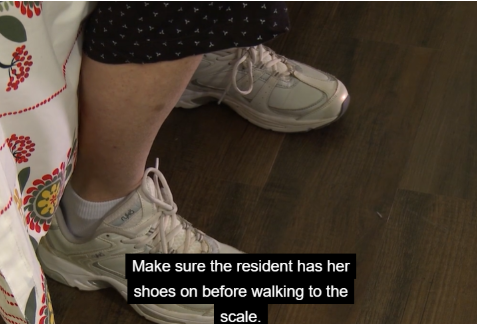 <p><span style="background-color: transparent;">ENSURE THE PATIENT IS WEARING SHOES OR NON-SKID SOCKS</span></p>