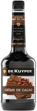 <p>dark creme de cacao</p>