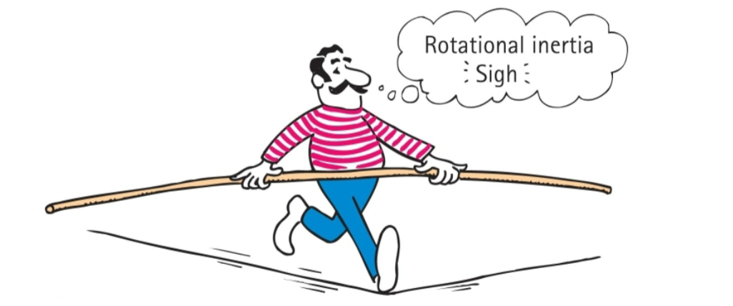 <p>The pole spreads the mass <strong>far from the center</strong>… THIS MEANS</p>