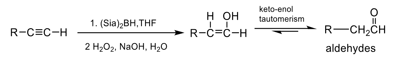 <ol><li><p>(Sia)<sub>2</sub>BH, THF</p></li><li><p>H<sub>2</sub>O<sub>2</sub>, NaOH, H<sub>2</sub>O</p></li></ol><p></p>