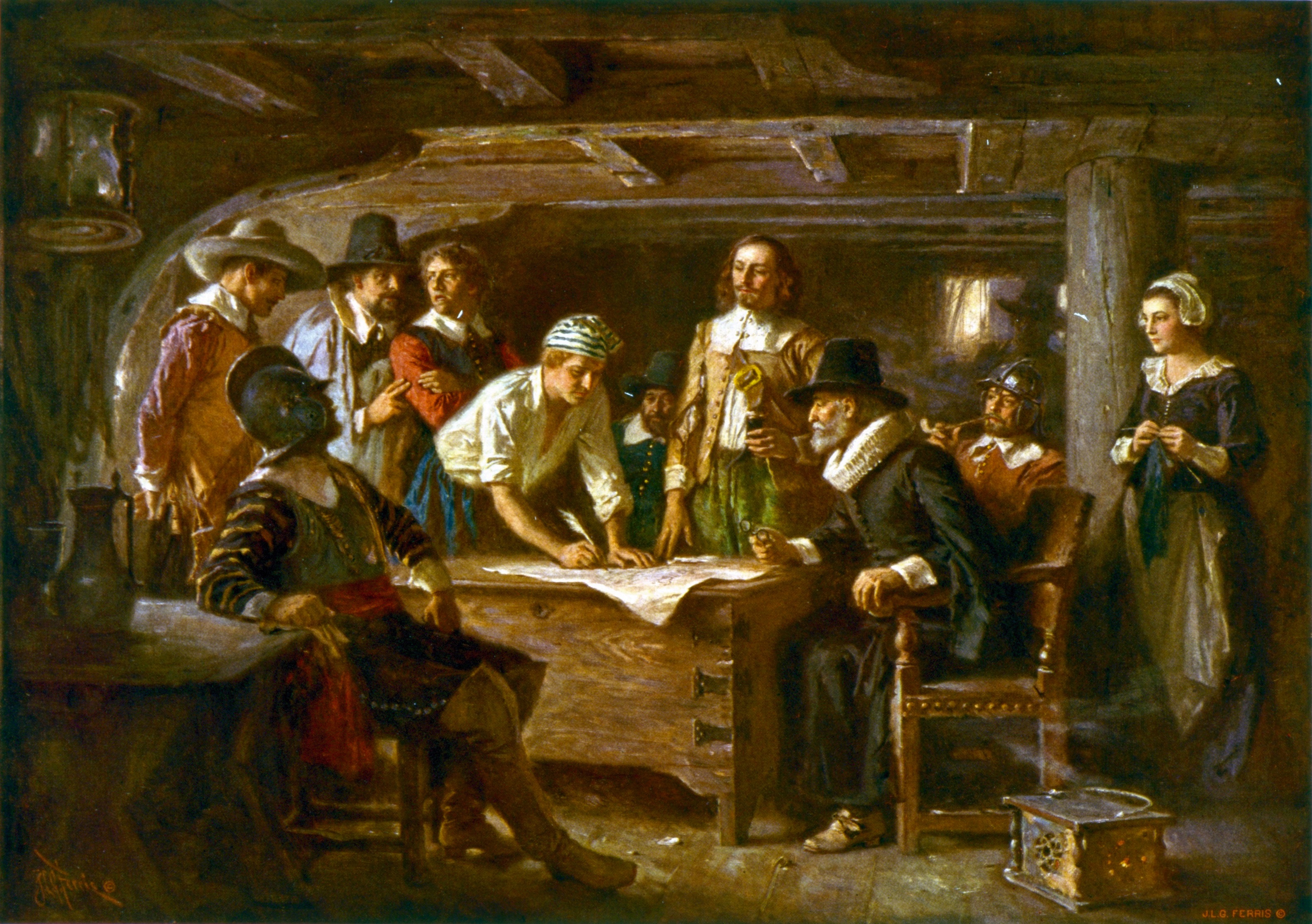<p>Mayflower Compact</p>