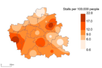 <p><span style="background-color: transparent;">Connects with lines all the places that have particular values. Ex: A certain region (not a state alone, even crossing borders) is filled with color, some lighter, some darker (figure 1-23). The darker the color, the more important the region for corn production.</span></p>
