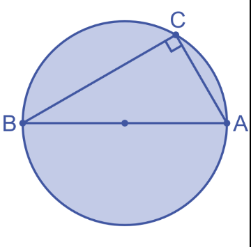 <p>An angle inscribed in a semicircle is a…</p>