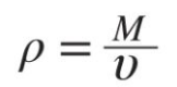 <p></p><p>Mass of a planet divided by its volume</p><ul><li><p>P = Mass, M divided by Volume, V</p></li></ul><p></p>