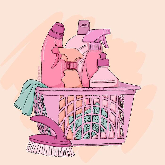 <p>do the cleaning</p>
