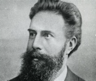 <p>1895- Wilhelm Roentgen</p>