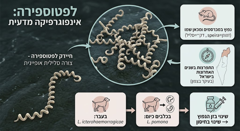 <p>חיידק סלילי בעל מספר זנים</p><p>נפוץ במכרסמים ולכן שמו</p><p>נפוץ בשנים האחרונות בארץ בגלל התפרצות בעיקר בצפון באנשים ובכלבים</p><p>ישנו שינוי בשכיחות זן אחד על חשבון האחר ובעקבות זאת שינו את החיסון</p><p></p>
