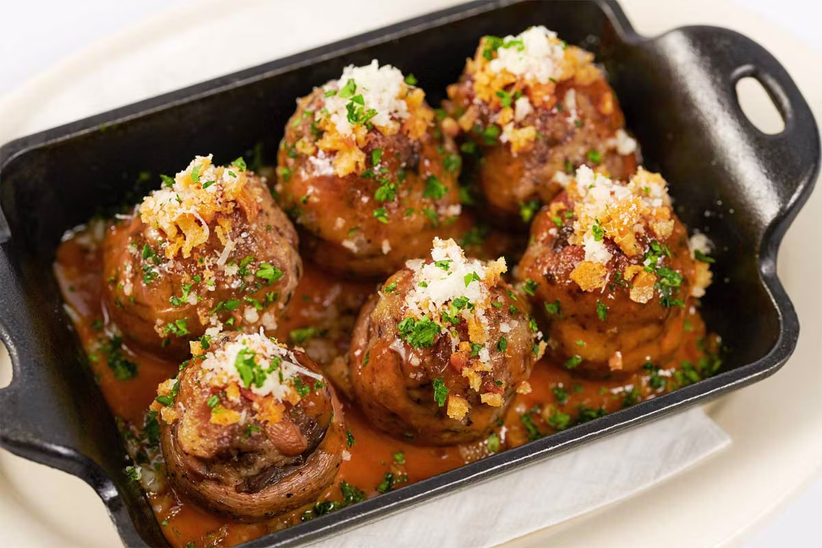 <p>Stuffed Mushrooms</p>
