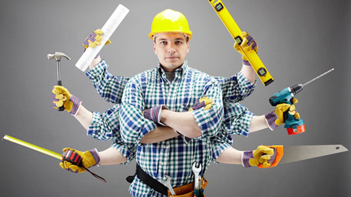 <p>craftsman, handyman</p>