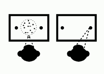 <p>random dot motion task (with monkeys)</p>