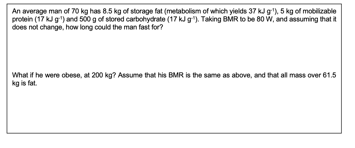 <p>Calculating how long you would last</p>