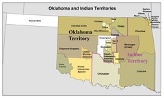 <p>An area in present-day Oklahoma that was set aside for the relocation of Native Americans</p>