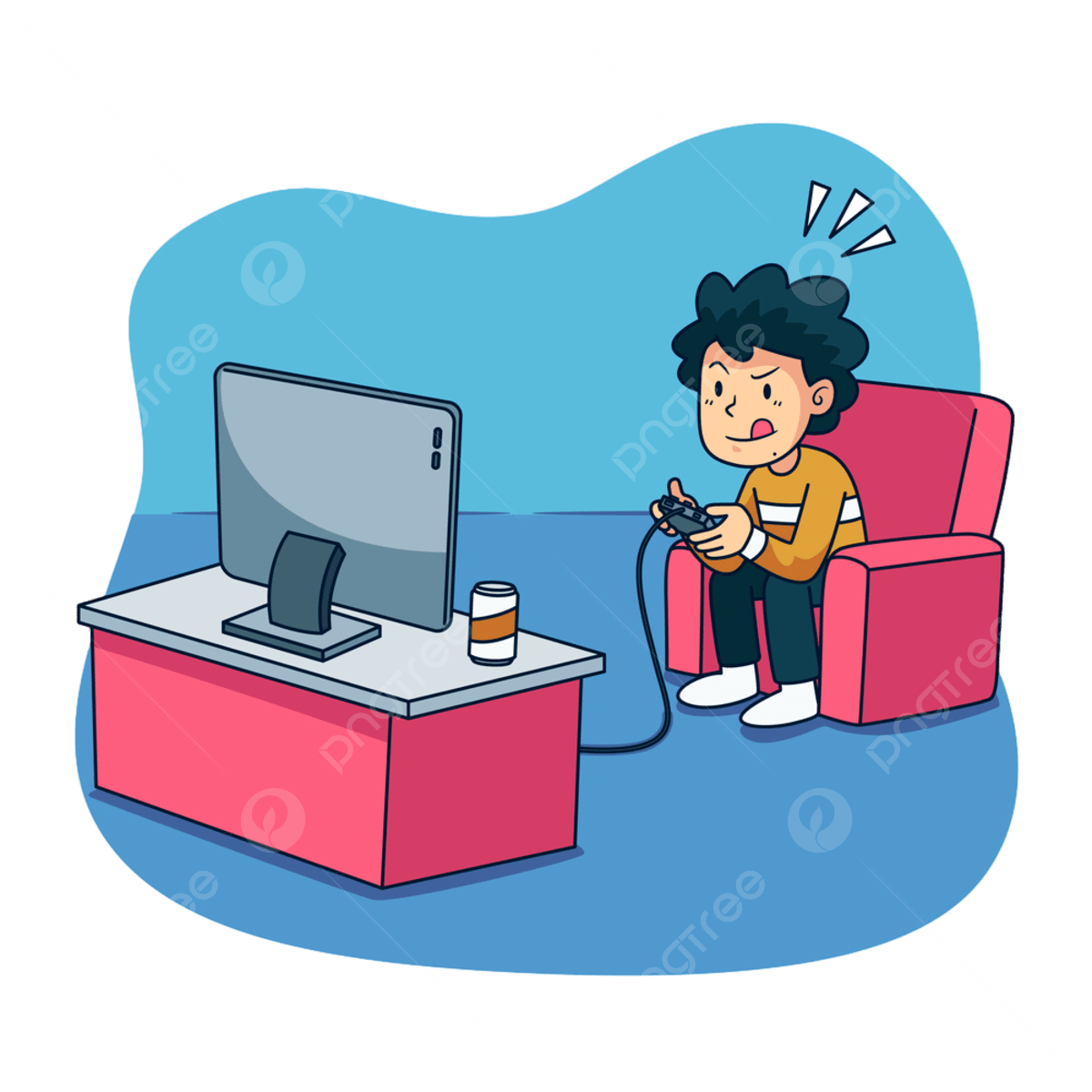 <p>Play Videogames</p>