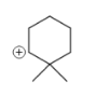 <p>What is the most likely product for the following carbocation rearrangement?</p>