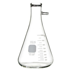 <p>similar to an Erlenmeyer flask that can have a vacuum attached</p>
