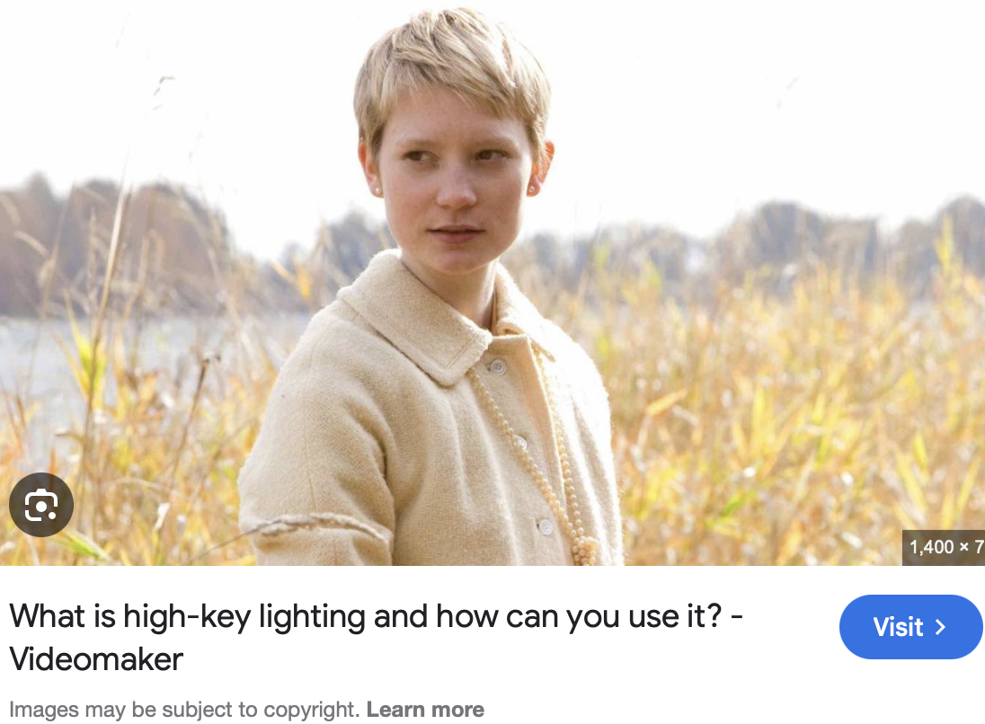 <p>high key lighting </p>