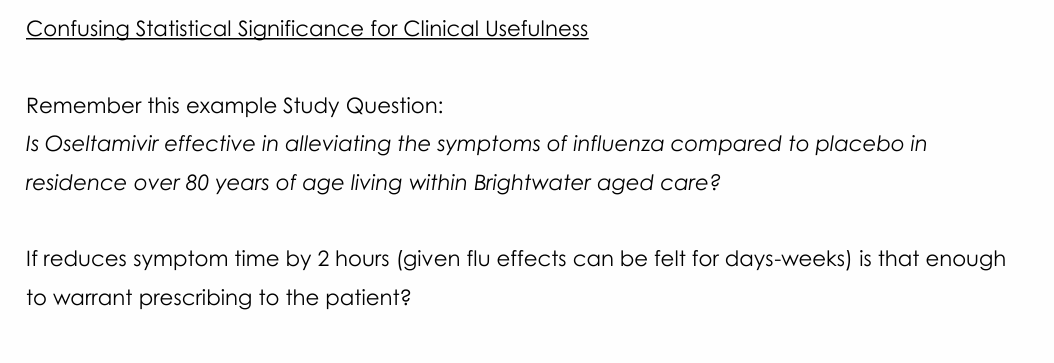 <p>How did the lecturer connect clinical usefulness with patient-centred care?</p>