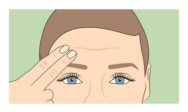 <p>forehead</p>