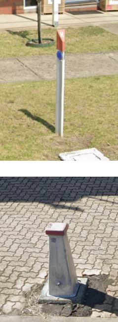 <p>Fire hydrant / markers</p>