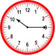 <p>It's 10:15</p>
