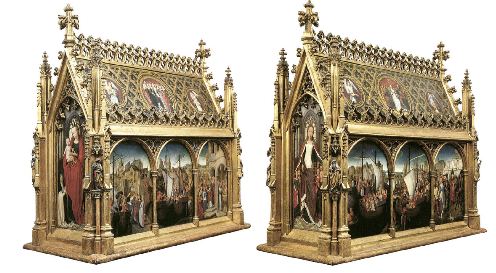 <p><span>Рака Святой Урсулы. 1489. Художник – Ганс Мемлинг</span></p>