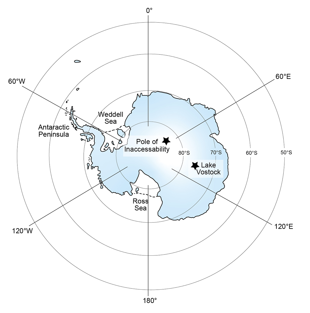 <p>on the polar map, the geographical feature closest to 70°s, 77°w is: a) weddell sea b) ross ice shelf c) antarctic peninsula d) pole of inaccessibility</p>
