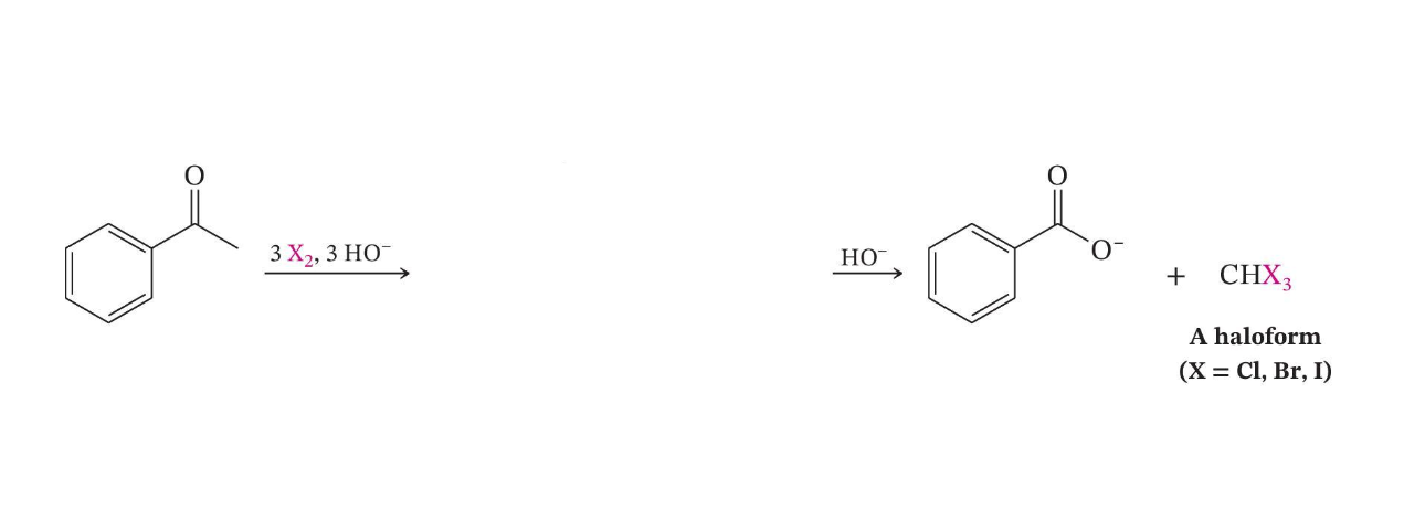 <p>Haloform Reaction</p>