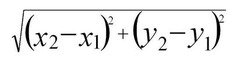 <p>How far it is from one point to another</p>