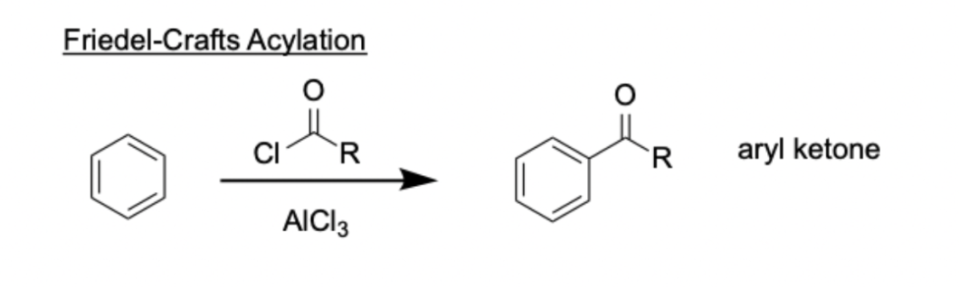 <p>6) Acid Chloride, AlCl3</p>