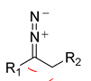 <p>From the the Bamford-Stevens Reaction show how can you isolate this diazo compound and show how it will react in protic vs aprotic to give E alkenes</p>