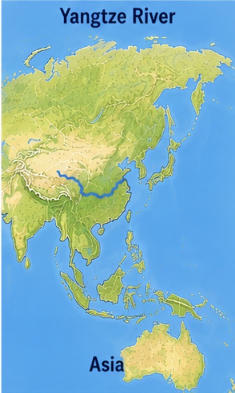 <p>Yangtze River, Asia</p>