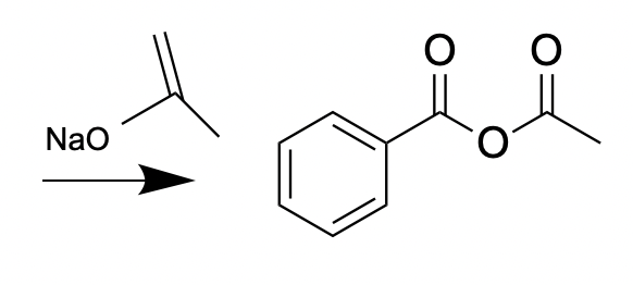 <p>Select the compound with enough reactivity to form this product under these conditions</p>