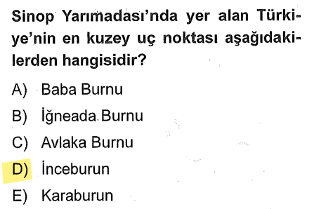 <p><strong>Kuzey:</strong> Sinop - <strong>İnceburun</strong></p><p><strong>Güney:</strong> Hatay - Beysun Köyü (Topraktutan)</p><p><strong>Batı:</strong> Çanakkale - Gökçeada (Avlaka Burnu)</p><p><strong>Doğu:</strong> Iğdır - Dilucu</p>