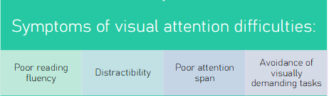<p>ability to focus on important visual information and filter out unimportant background information </p>