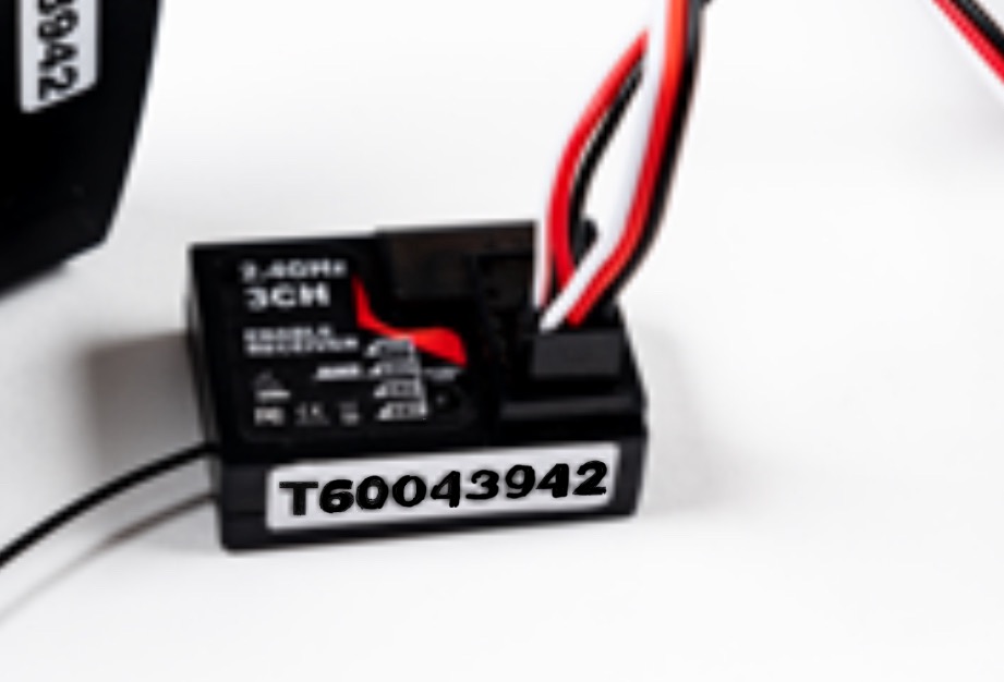 <p>Receiver -receives signals and sends commands to the steering motor and other electronics</p>