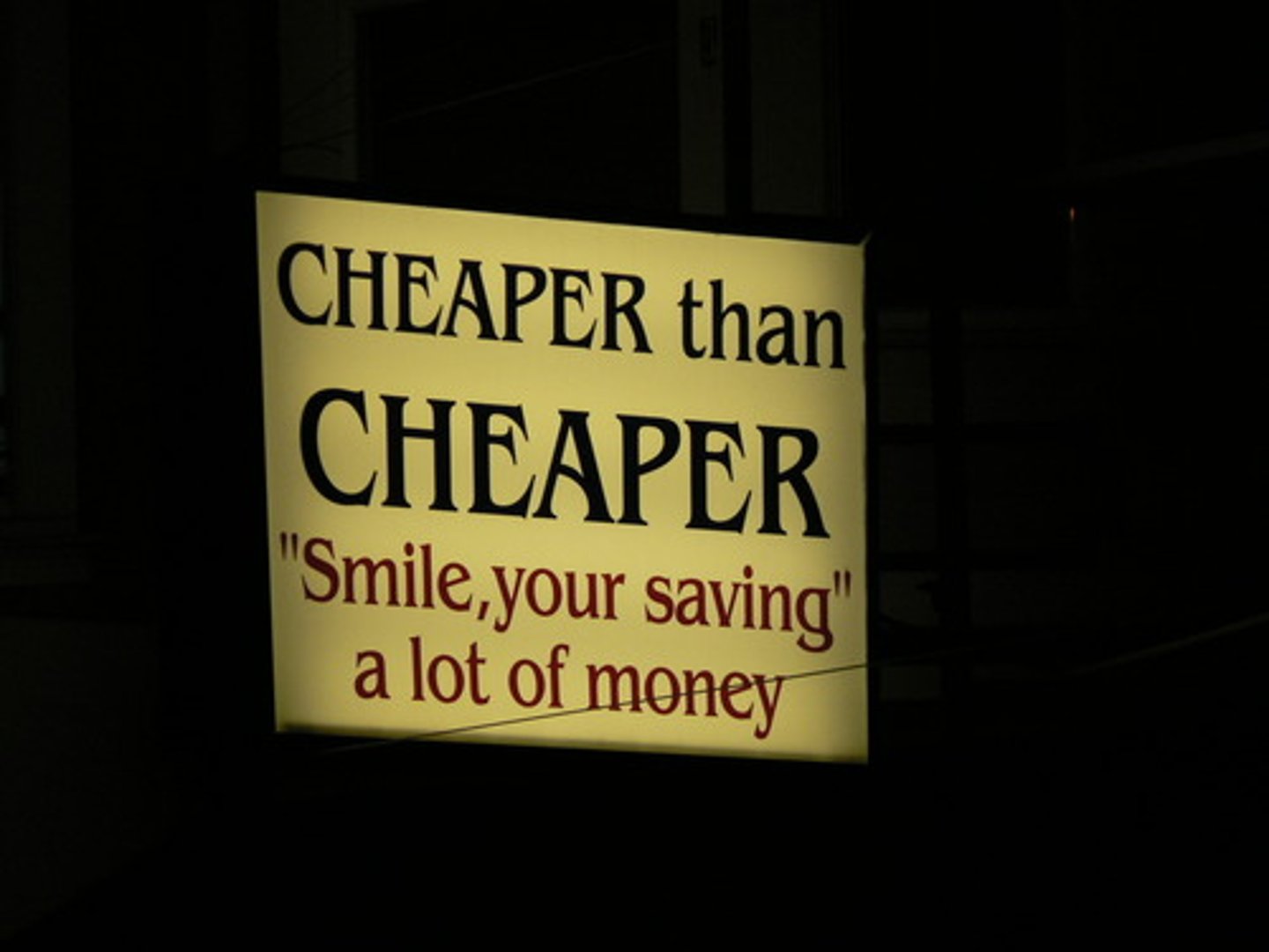<p>cheap</p>