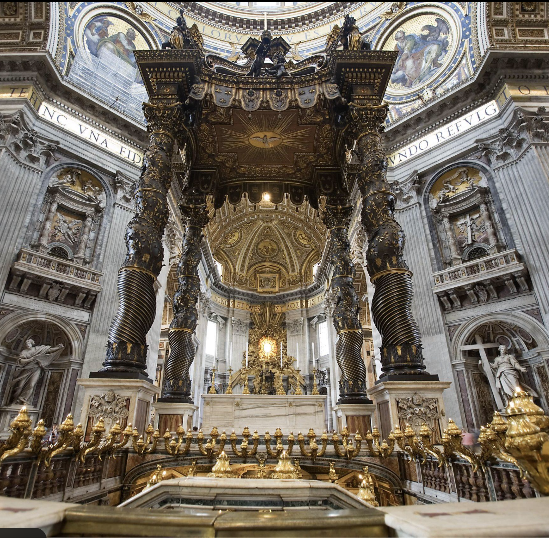 <p><span style="color: green;">Baldacchino - Bernini</span></p>