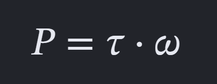 <p>Note: Power is normally Force x velocity</p>