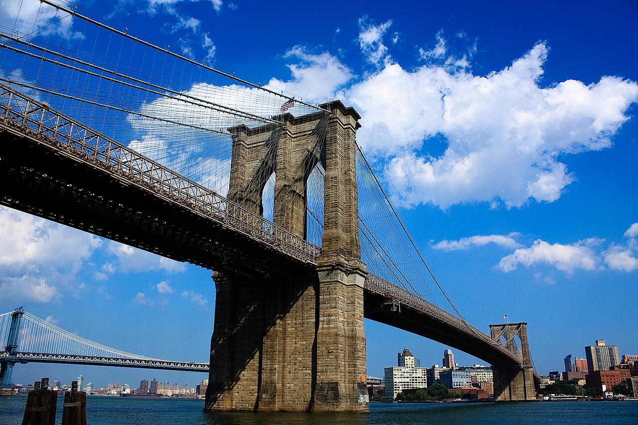 <p>First bridge to use steel for cable wire</p>