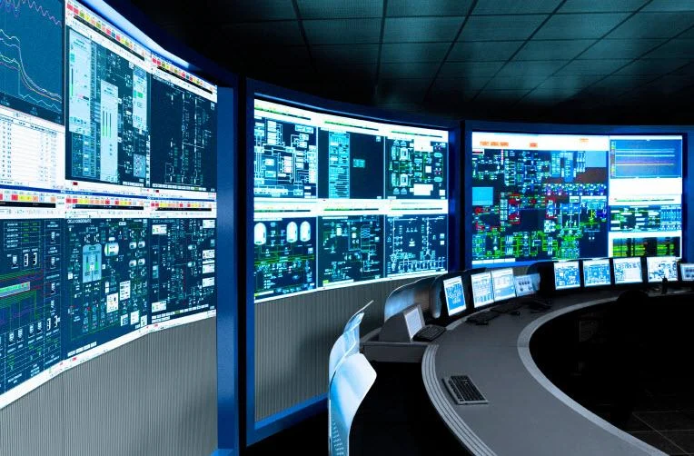 <p>A: Supervisory Control and Data Acquisition / Industrial Control System — manages large-scale industrial equipment (power, oil, manufacturing) over a network </p>