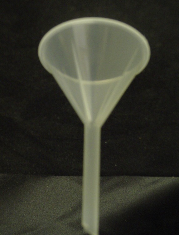 <p>Helps to transfer liquids and holds filter paper for filtration.</p>