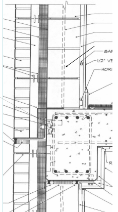 <p>supports brick veneer, is anchored to structure and is placed at every floor</p>