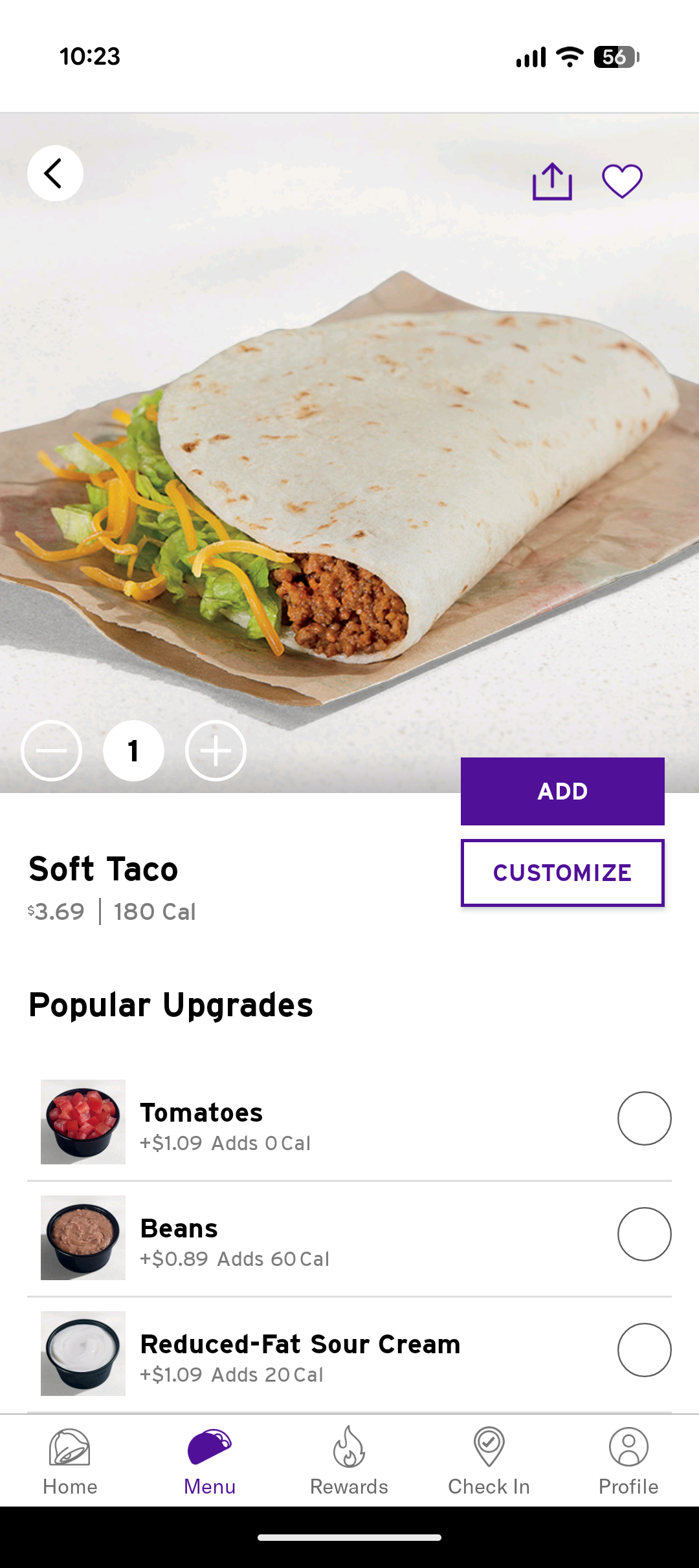 <p>Soft Taco</p><p></p>