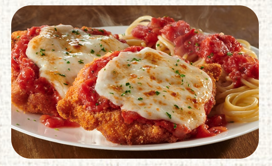 <p>Chicken Parmigiana</p>