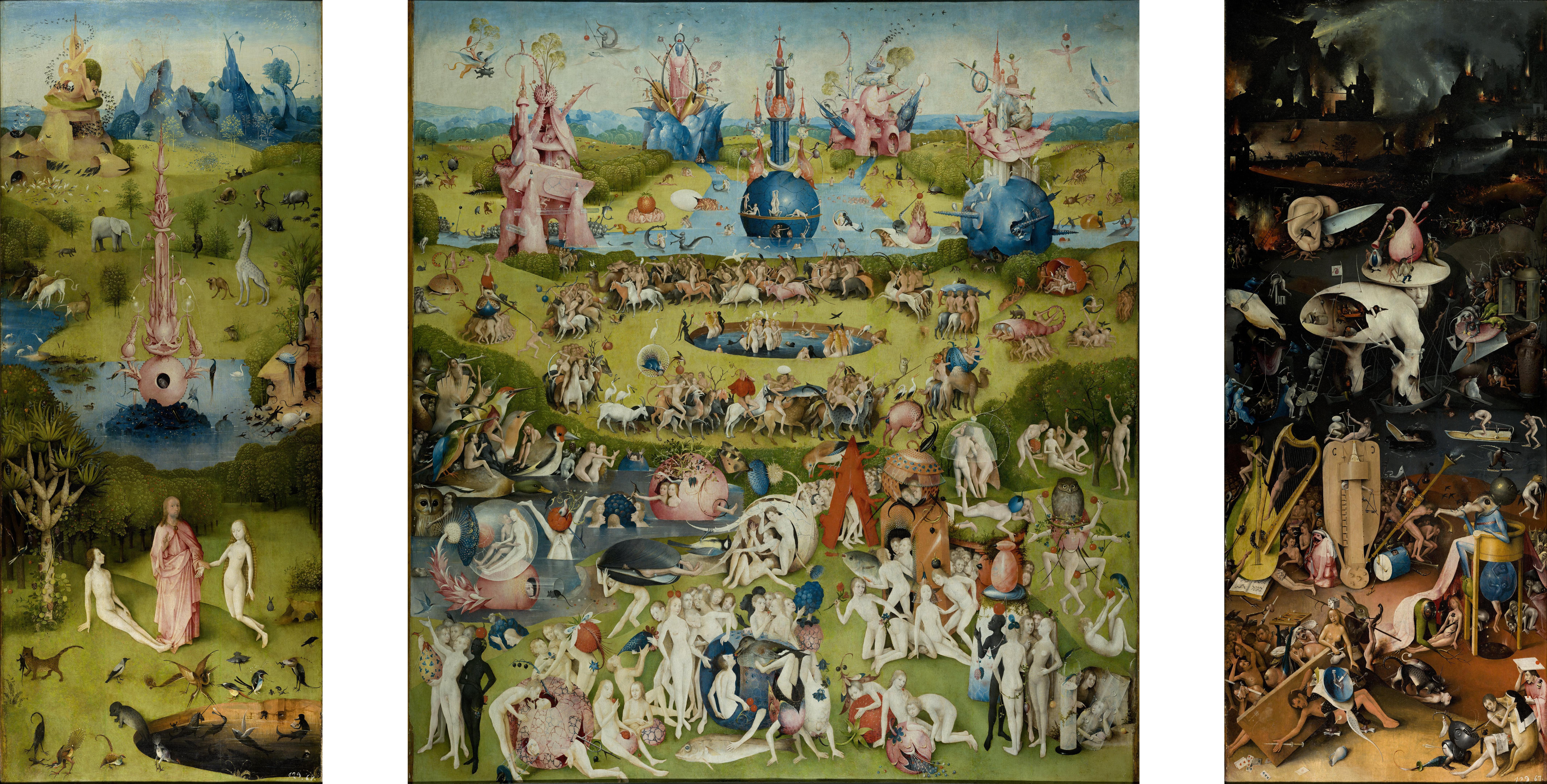 <p>Hieronymus Bosch, The Garden of Earthly Delights</p>