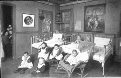 <p>Settlement house founded in 1889 in Chicago by Jane Addams, a social worker, that provided social, educational, and artistic programs to neighborhood residents. Encouraged women to become active in reform movements and brought about improved conditions in city neighborhoods. Settlement Houses were designed to help new immigrants adopt the ways of their new country. Staffed mostly by college-educated women</p>